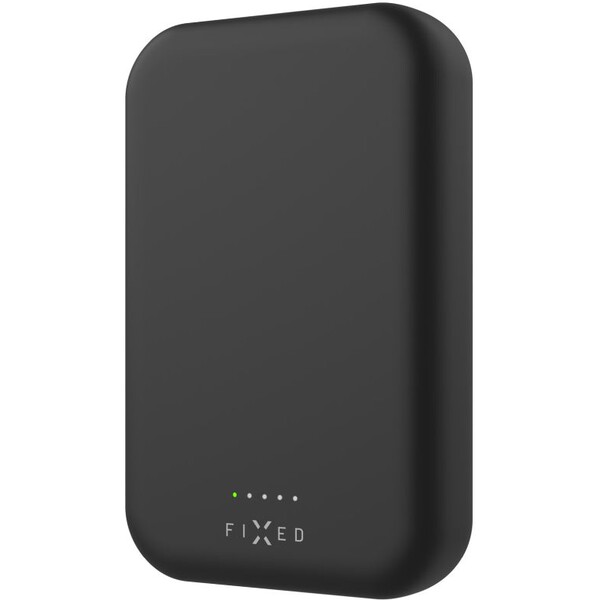 FIXED MagZen powerbanka s bezdrátovým nabíjením a Magsafe, 10000 mAh, černá