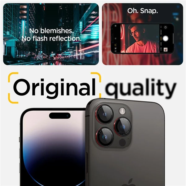 Spigen Glass tR EZ Fit Optik Pro skla iPhone 17-14 Pro/17-14 Pro Max black/red (2 ks) - Ochranné folie a skla - Obrázek 2a98c3e3872a4ddab9eeec77f66943aa
