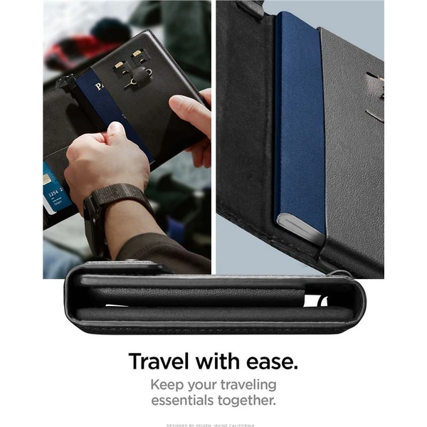 Spigen Universal AirTag Passport Holder pouzdro na cestovní pas černé - Pouzdra - Obrázek 2aae9fec9720426abde8b6473f272ebf