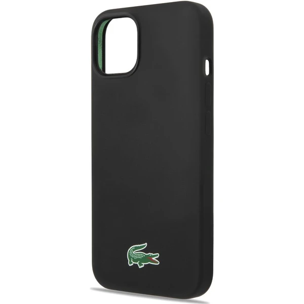 Lacoste Liquid Silicone Microfiber Croc Logo MagSafe kryt iPhone 13/14/15 černý - Pouzdra - Obrázek 2abc8125b7ba49b987a406d8480545e2