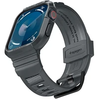 Spigen Rugged Armor Pro řemínek s pouzdrem Apple Watch 45/44mm tmavě šedý - Řemínky