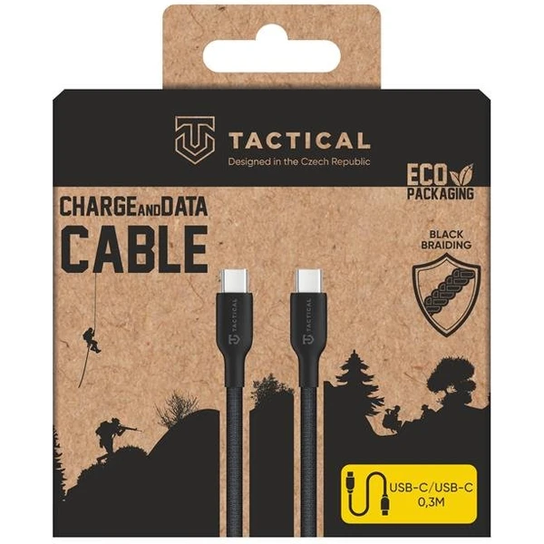 Tactical Stitch Thread USB-C/USB-C napájecí kabel 60W 0,3m černý - Kabely a redukce - Obrázek 2ad8012f191c48c58c618232de1e5c93