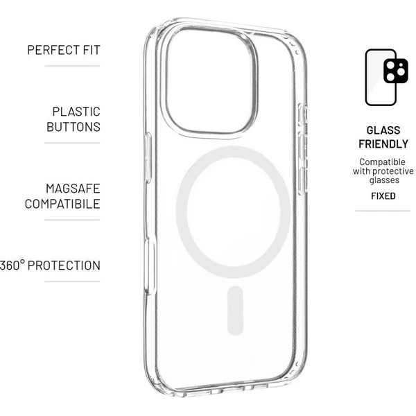 FIXED MagPure kryt s Magsafe Apple iPhone 16 Pro čirý - Pouzdra - Obrázek 2ae1624454444910983f74d375e21bb4