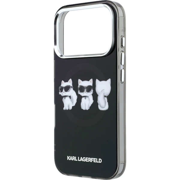 Karl Lagerfeld IML Choupette Trio Watercolor MagSafe kryt iPhone 17 Pro černý - Pouzdra - Obrázek 2b38401d766c4f2b82747f4fa0185932
