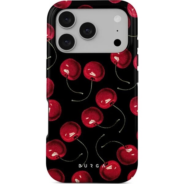 Kryt pro iPhone 17 Pro Burga Cherrybomb Tough MagSafe Case - třešeň