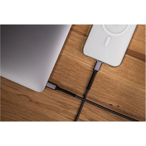 FIXED Armor USB-C/USB-C napájecí kabel 240W 2m šedý - Kabely a redukce - Obrázek 2b405903b8004437bd3dae4e7d86ede9
