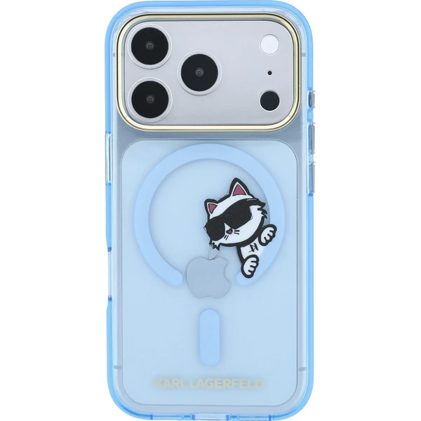Karl Lagerfeld IML Choupette Peekaboo Magsafe kryt iPhone 18 Pro modrý - Pouzdra - Obrázek 2b60e5b486724501bf4d9a5c5c378569