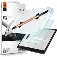 Spigen EZ Fit Anti Glare tvrzené sklo Tesla Model Y/3 čiré - Ochranné folie a skla