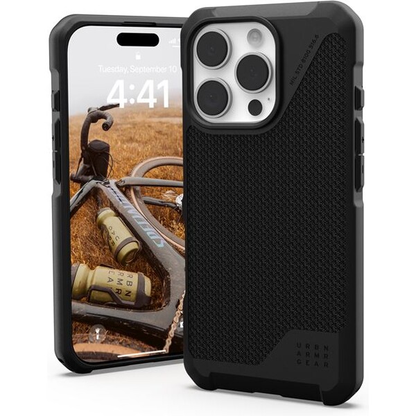 UAG Metropolis LT Magsafe Kevlar kryt iPhone 16 Pro černý