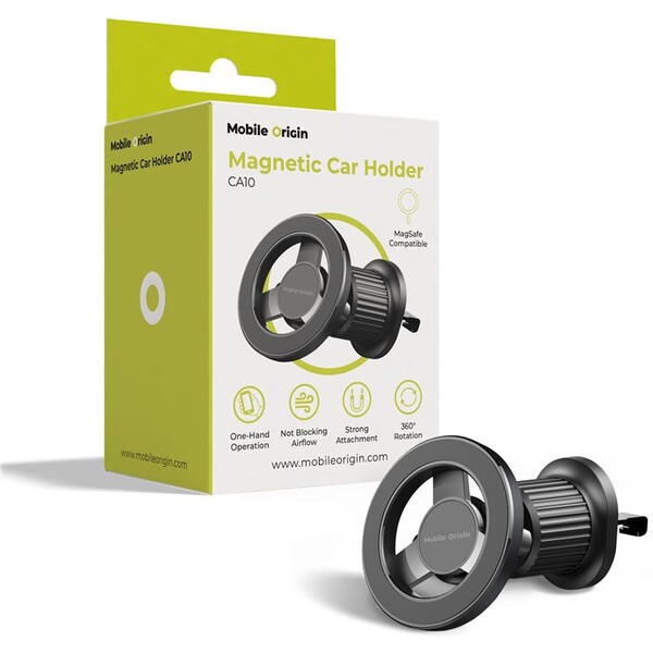 Mobile Origin MO2 magnetický držák do mřížky ventilace černý