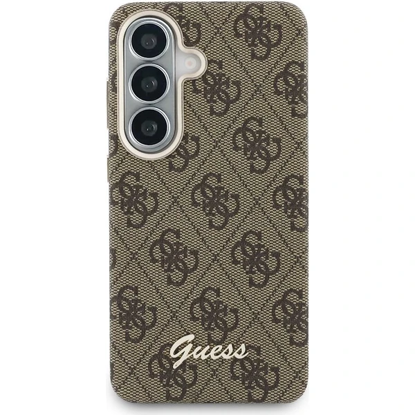 Guess PU 4G Script Metal Logo Magnetic kryt Samsung Galaxy S26 hnědý - Pouzdra - Obrázek 2b9ebae981d74de286e18980e8d808f5