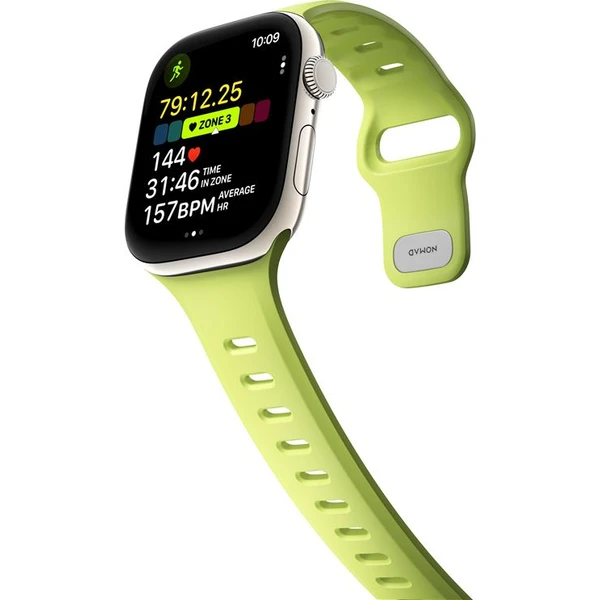 Nomad Tempo Band FKM řemínek Apple Watch 45mm/46mm lime - Řemínky - Obrázek 2bb1447a137c4b4fa605214be6fae174