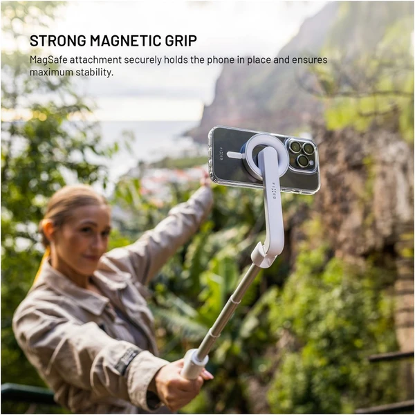 FIXED MagSnap selfie tyč s tripodem podporou MagSafe bílá - Držáky - Obrázek 2bbb278fb5eb4d228e7d24eaa47d7115