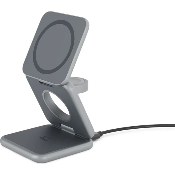 iWant Mag+ Foldable 3v1 bezdrátová MagSafe nabíječka vesmírně šedá - Nabíječky - Obrázek 2bbe1d0b97ae40d18aa373a6183b043e