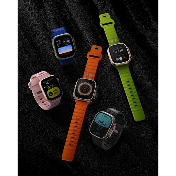 UNIQ Stride FKM Rubber voděodolný řemínek Apple Watch 49/45/44/42mm černý - Řemínky - Obrázek 2bd3d87422c8405097c3914d7c7ee3b7