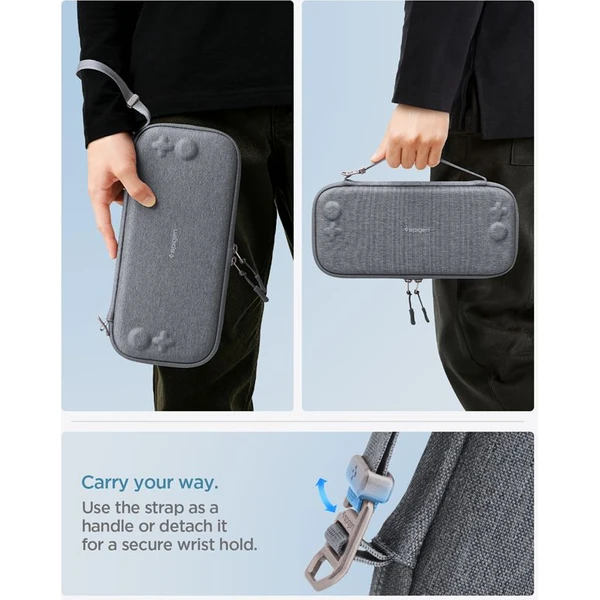 Spigen Klasden 2 Pouch pouzdro Nintendo Switch 2 tmavě šedé - Pouzdra - Obrázek 2c054bd519084aa782cc25a0cd1c1131