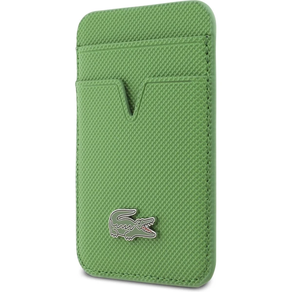 Lacoste Iconic Petit Pique MagSafe kryt + peněženka iPhone 17 Pro zelený - Pouzdra - Obrázek 2c16272c49454901afe9a1487a2f92b5
