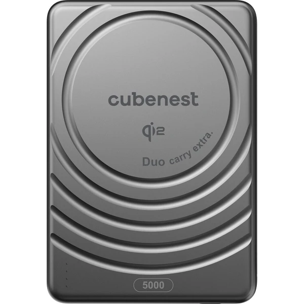 CubeNest SQ1B3D SlimDual Qi2/MagSafe powerbanka (5000 mAh) černá - Powerbanky - Obrázek 2c2bdc91b65f49bbae4a1cc25177b43f