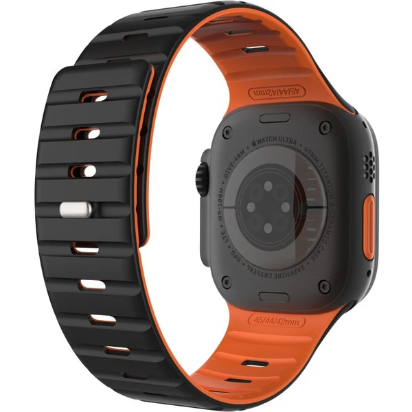 FIXED Silicone Magnetic Strap řemínek Apple Watch 44/45/46/49mm černý - Řemínky - Obrázek 2c3901ff71bd405697b47a6cd16967db