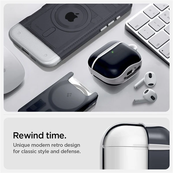 Spigen Classic C1 pouzdro AirPods 4 grafitové - Pouzdra - Obrázek 2c481520155a4e2fbf097900ae653f2b