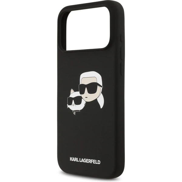 Karl Lagerfeld Liquid Silicone Double Heads MagSafe kryt iPhone 17 Pro Max černý - Pouzdra - Obrázek 2c6a58821f5b47ec89f1f15957fafc43
