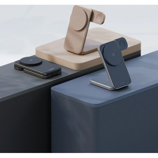 ENERGEA MagTrio Plus 3v1 Foldable (Qi2) MagSafe nabíječka zlatá - Nabíječky - Obrázek 2c6a5d4a9c8347219ef4d427693f392a