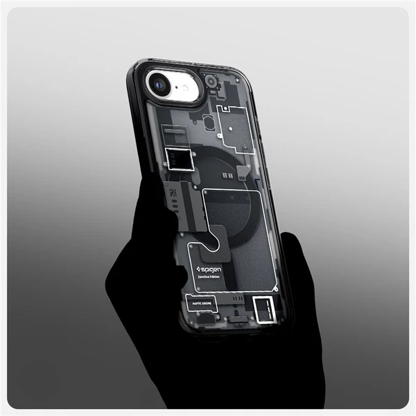 Spigen Ultra Hybrid MagSafe kryt iPhone 17e/16e zero one black - Pouzdra - Obrázek 2cac21e89f204cc1ad491cffc9262393