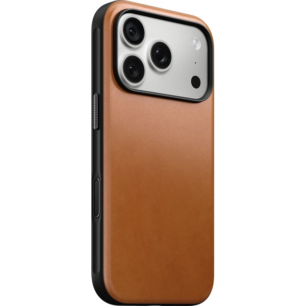 Nomad Modern Leather (Horween) MagSafe kožený kryt iPhone 17 Pro/18 Pro Saddle - Pouzdra - Obrázek 2cd175a0475e4ed2a826f0c43bcb3474
