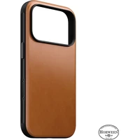 Nomad Modern Leather (Horween) MagSafe kožený kryt iPhone 18 Pro Saddle - Pouzdra