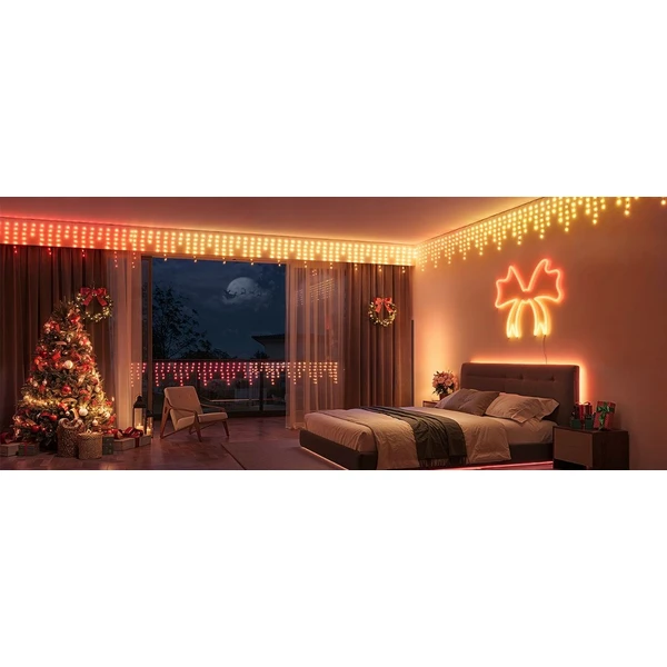 Govee Smart LED dekorativní rampouchy RGB Matter, 10m - Chytrá osvětlení - Obrázek 2d11f97baf9641bfb63a600e91356456