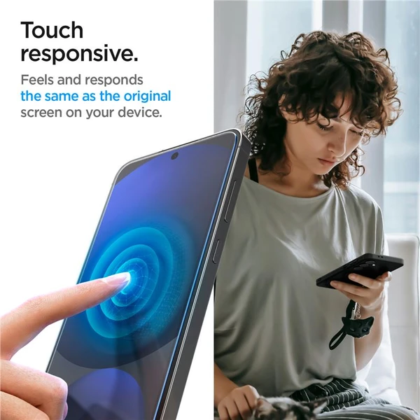 Spigen Glass tR EZ Fit tvrzené sklo Samsung Galaxy S24 FE/A56 5G čiré (2-pack) - Ochranné folie a skla - Obrázek 2d540c25fe704102959e0197d587b9e4