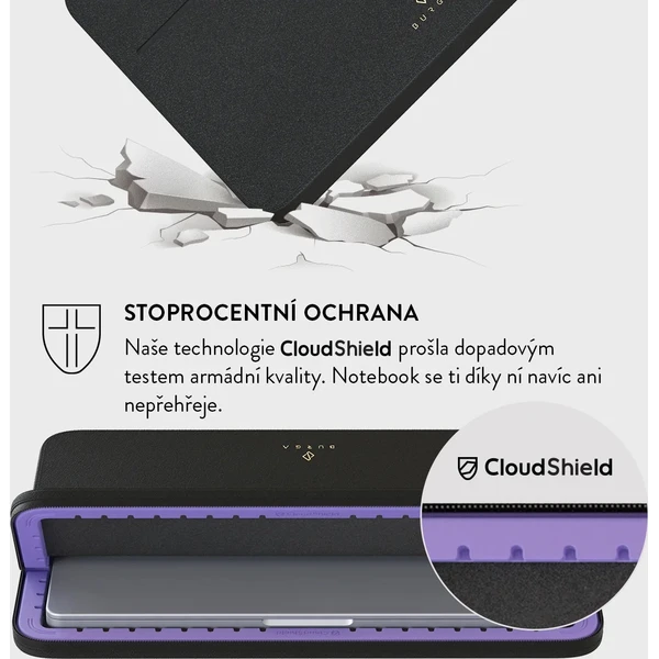 Burga Sleeve pouzdro pro Macbook Pro 14" Velvet Night - Pouzdra - Obrázek 2d927d8339c14acfa92ed00d694f81f4