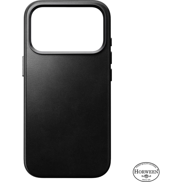 Nomad Traditional Leather (Horween) MagSafe kožený kryt iPhone 18 Pro Black - Pouzdra - Obrázek 2db0a344bb384c2c853b3aba11370fe1
