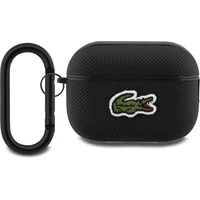 Lacoste Petit Pique Croc Logo Patch pouzdro AirPods Pro 2 černé - Pouzdra