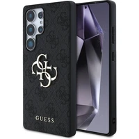Guess PU 4G Metal Logo kryt Samsung Galaxy S25 Ultra šedý - Pouzdra