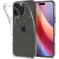 Spigen Liquid Crystal Glitter kryt iPhone 16 Pro crystal quartz - Pouzdra