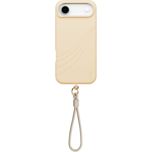 UNIQ Coehl Serina MagSafe kryt s řemínkem iPhone 17 Air Milk Sand