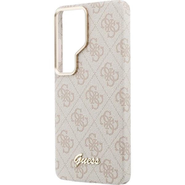 Guess PU 4G Script Metal Logo Magnetic kryt Samsung Galaxy S26 Ultra růžový - Pouzdra - Obrázek 2e4ea949cd3645128afa1284e3ccd556