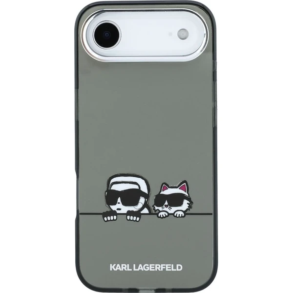 Karl Lagerfeld IML K&CH Heads Logo MagSafe kryt iPhone Air černý - Pouzdra - Obrázek 2e51dc08c64c4d3f8f25c9c516d14808