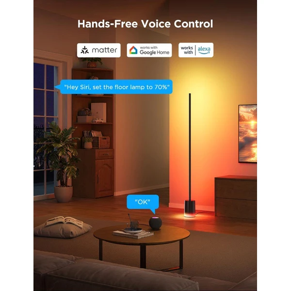 Govee Floor Lamp 2 Matter RGBICWW Smart lampa + ovladač - Chytrá osvětlení - Obrázek 2e58360bd4a24663914b60ddb2d82790