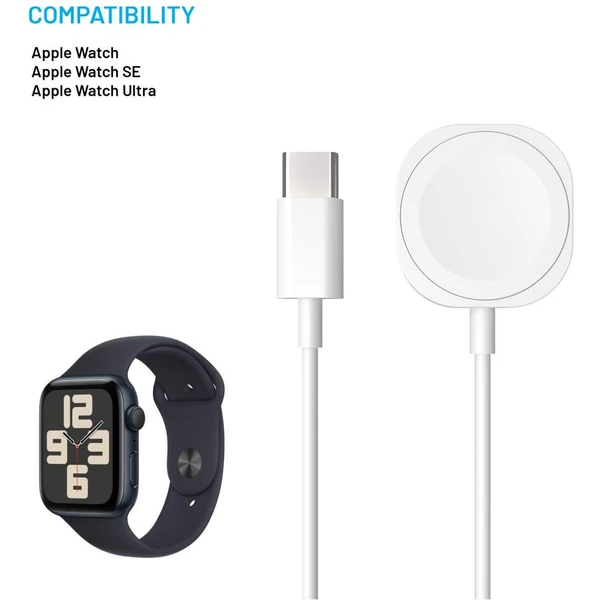 FIXED USB-C nabíjecí kabel pro Apple Watch bílý - Nabíječky - Obrázek 2e5fd69264be443f9719a81f7956d58c