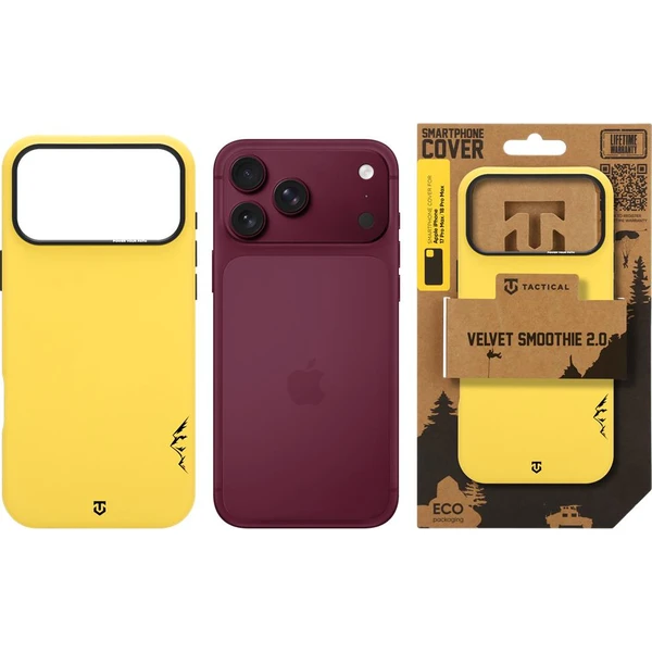 Tactical MagForce Velvet Smoothie 2.0 MagSafe kryt Apple iPhone 17 Pro Max/18 Pro Max Banana - Pouzdra - Obrázek 2e837a1bff2543e9b8fbd1c45310fd8c