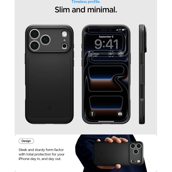 Spigen Thin Fit MagSafe kryt iPhone 18 Pro Max/17 Pro Max black - Pouzdra - Obrázek 2e8a401a7a694f3c8d07ca40d490c65d