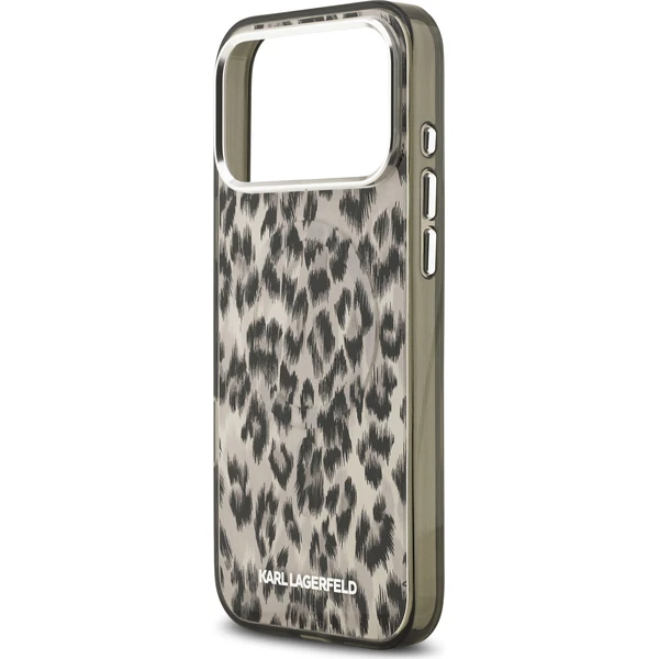 Karl Lagerfeld IML Leopard MagSafe Zadní Kryt pro iPhone 17 Pro Max hnědý - Pouzdra - Obrázek 2ea60d71220642429da6ce1fdf0b6efb