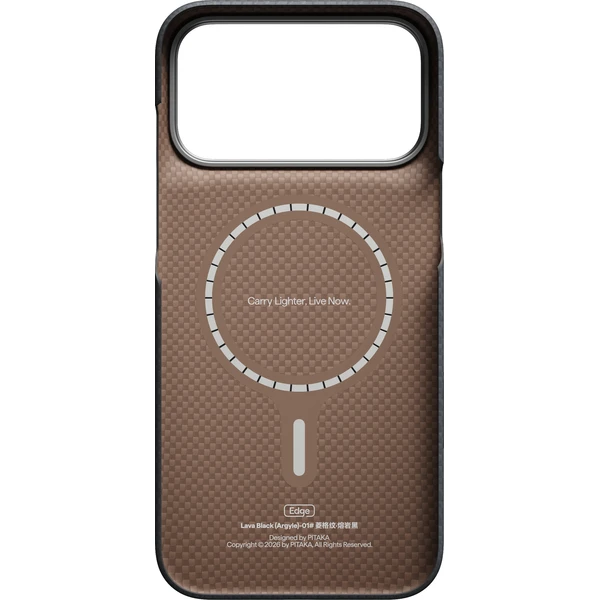 Pitaka Edge Case Argyle MagSafe kryt iPhone 18 Pro Max Lava Black - Pouzdra - Obrázek 2eb4b41fa30a4f7890620ab63f7ecfb7