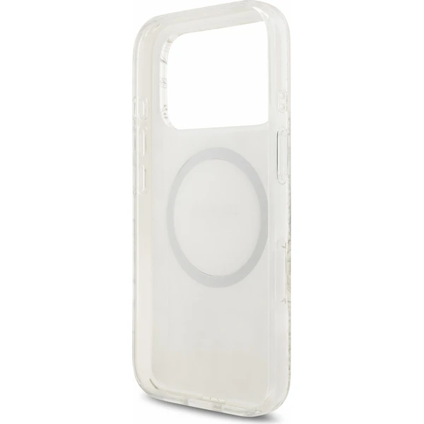 Guess IML Flowers Allover Strap MagSafe kryt iPhone 18 Pro bílý - Pouzdra - Obrázek 2f3e2cad539942c3b957419e32a0afc7