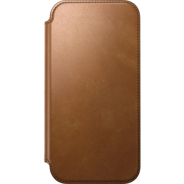 Nomad Modern Leather Folio MagSafe kožené pouzdro iPhone 17 Pro Max/18 Pro Max English Tan - Pouzdra - Obrázek 2f47be8297ef427cb3955a7b7b6352b1