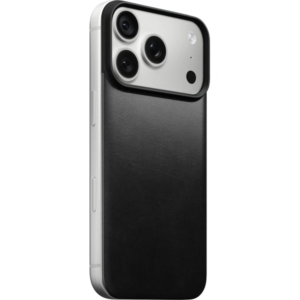 Nomad Magnetic Leather Back (Horween) MagSafe kožený kryt iPhone 17 Pro/18 Pro Black - Pouzdra - Obrázek 2f653fa0eb6941329281531d3f244c76