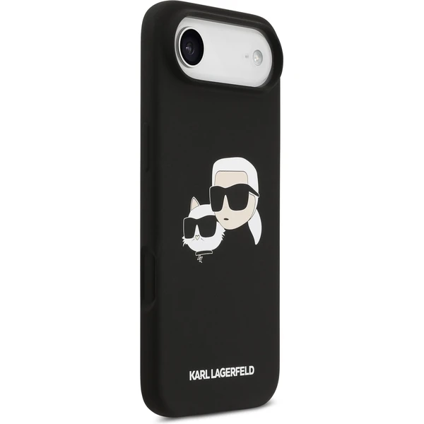 Karl Lagerfeld Liquid Silicone Double Heads MagSafe kryt iPhone Air černý - Pouzdra - Obrázek 2f680e7d3bbf47ea85316f494b34f5f6