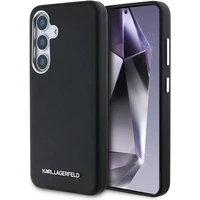 Karl Lagerfeld PU Saffiano Metal Logo and Frame kryt Samsung Galaxy S25 černý - Pouzdra